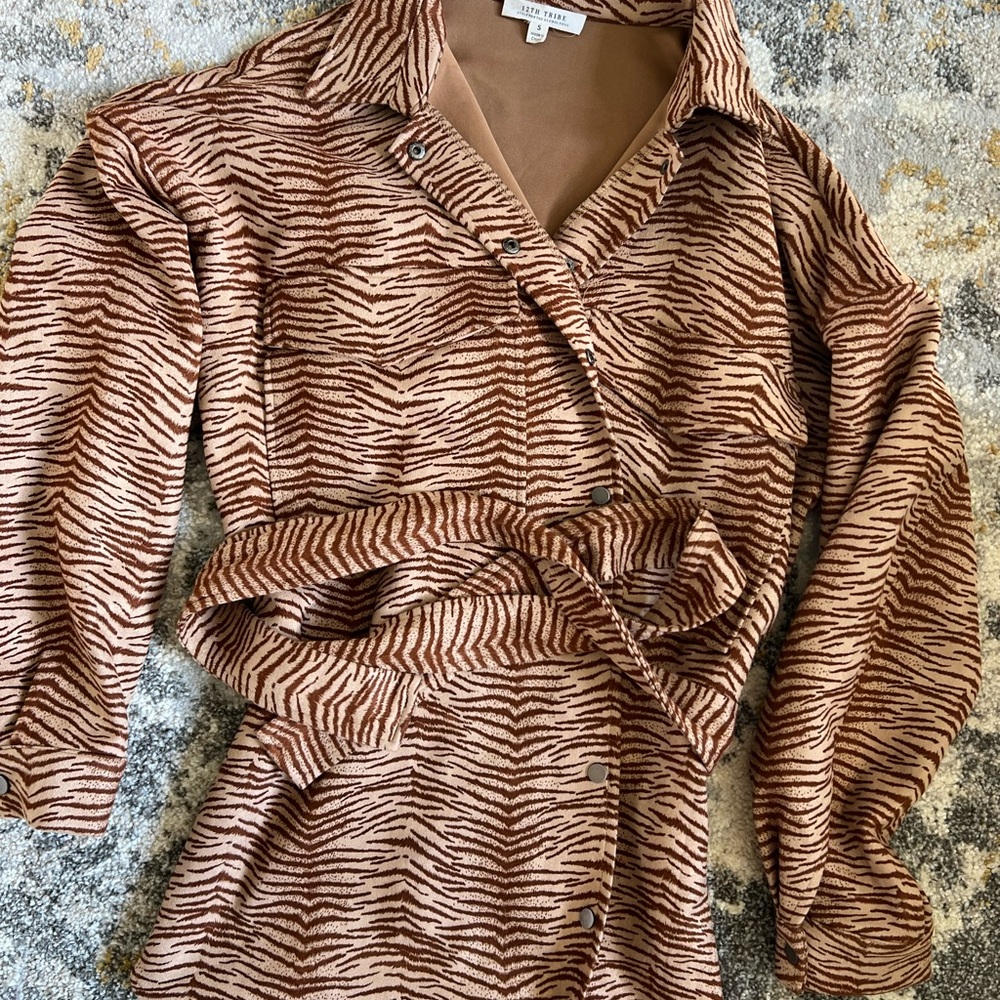 Animal print dress or jacket